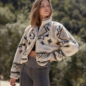 Free People Printed Hit the Slopes jacket